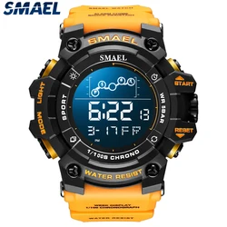 Nuovi orologi digitali da uomo SMAEL Brand Big Dial resistente agli urti Bright Back Light Sport orologio da polso per uomo 8082 reloj hombre