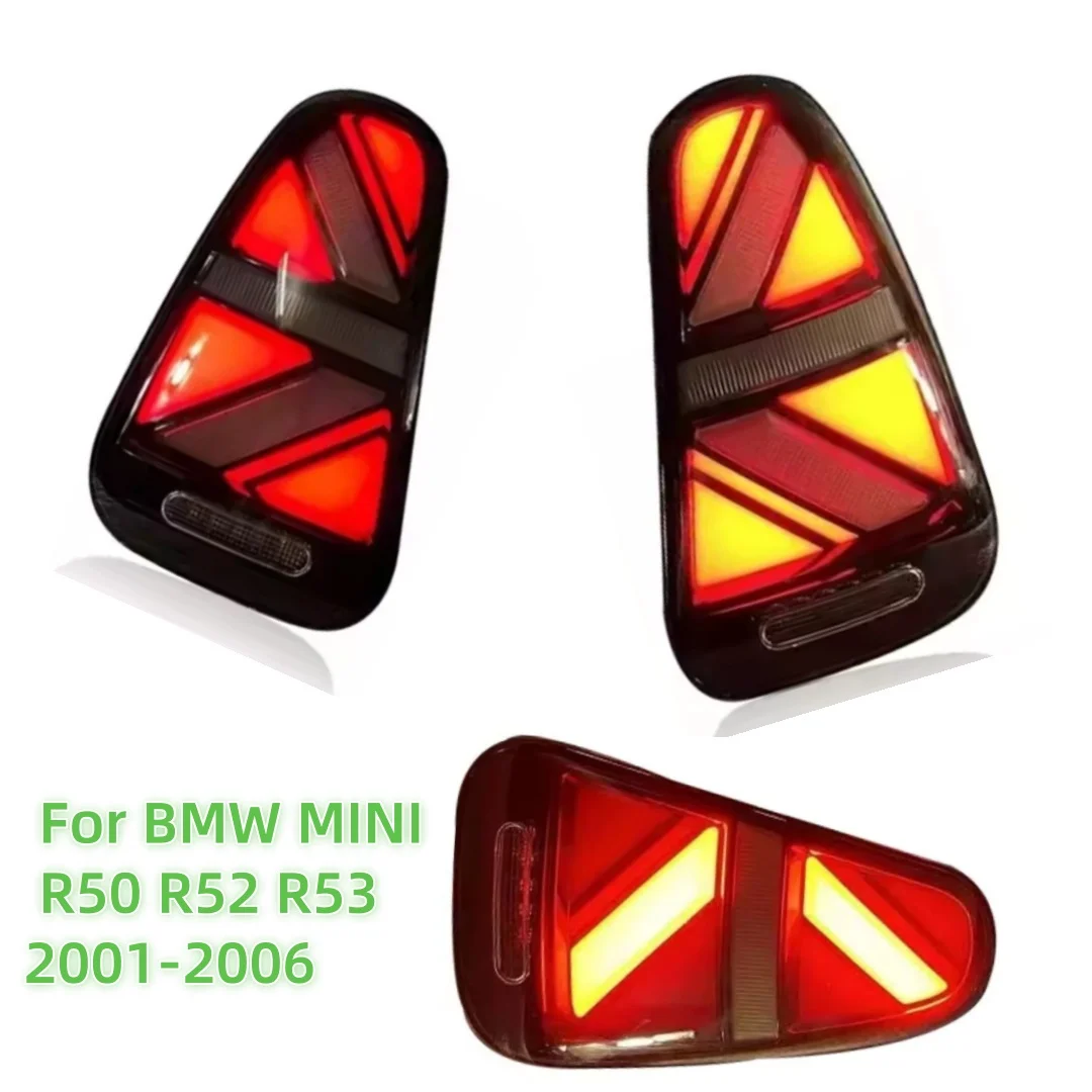 

GXGLNAV Car LED Light Tail Lamps Rear Taillights Assembly For BMW MINI Coopers R50 R52 R53 Hatchback Convertible 2001-2006 DRL