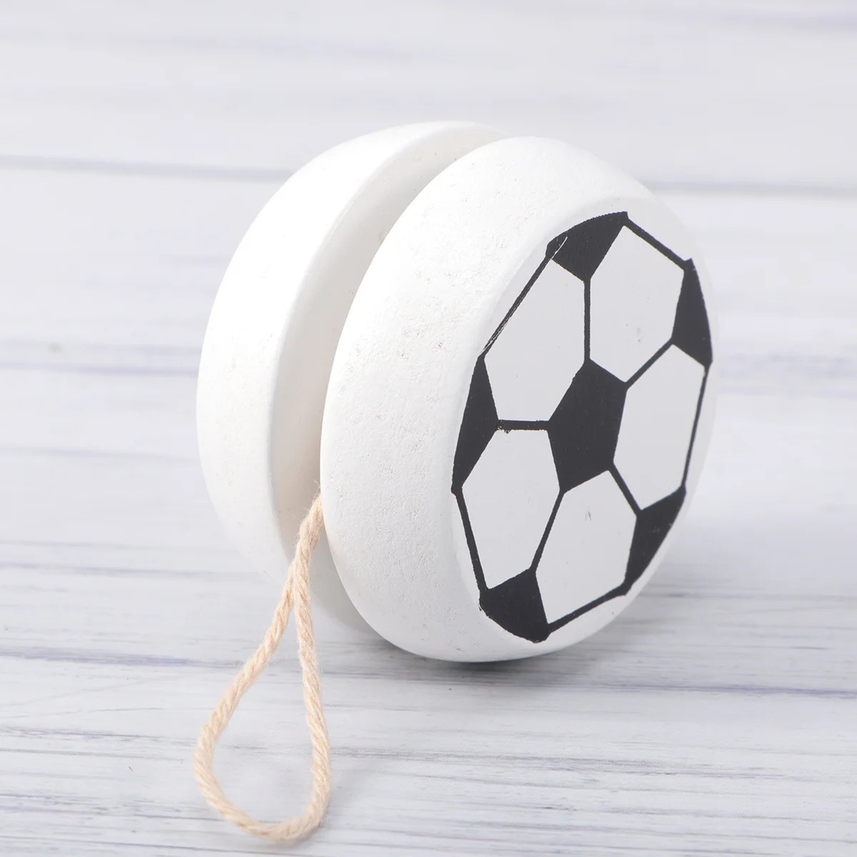 3 Pcs Entertaining Toy Kids Wooden Yoyo Ball Yo-yo Thread Control Toys Bamboo Colorful Surface Outdoor