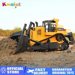 HUINA 1/16 Rc Car Toys RC Truck Remote Controlled Bulldozer Alloy Tractor Engineering Car Model Toys for Boys Children's Gifts