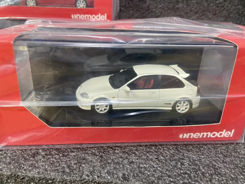 Onemodel 1:43 Civic EK9 Type R JDM Simulation Limited Edition Resin Metal Static Car Model Toy Gift