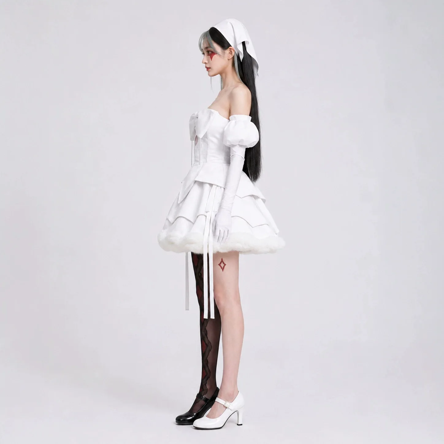 Anime Alien stage Zombie Stage Sua Cosplay Costume Skirt Full Set Uniform Role Play Halloween Carnival Party Outfit Women