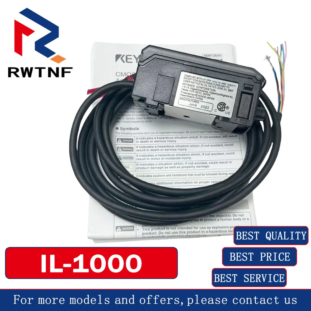 Brand New Genuine IL-1000 CMOS laser displacement sensor amplifier