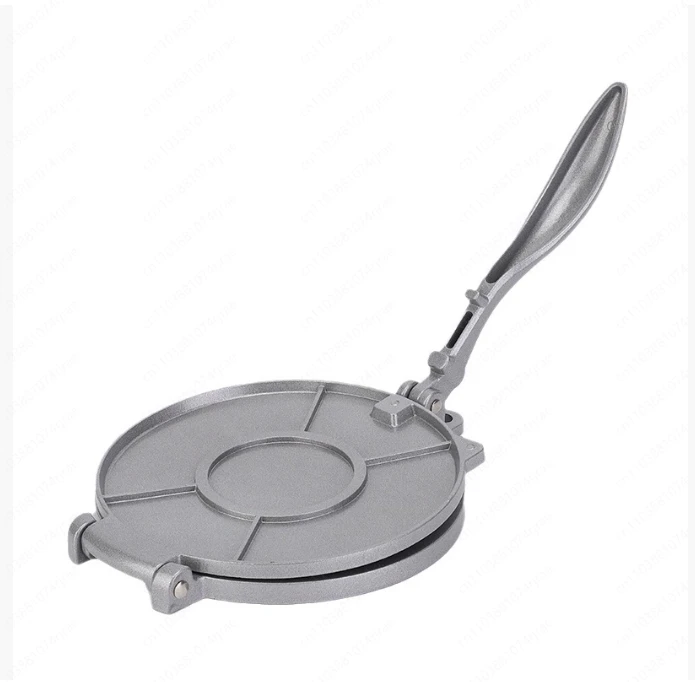 Prensa para tortillas de hierro fundido, platos de cocina antiadherentes multifunción para tortillas y dumplings, máquina para hacer tortillas, prensa para tortillas de harina