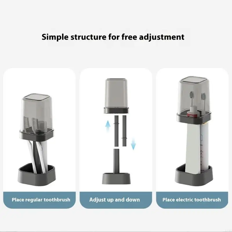 

F19B Многофункциональная стойка для хранения ванной комнаты с дренажной системой регулируемые отсеки для электрических зубных и