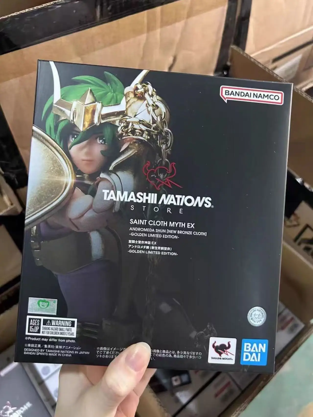 

In Stock Bandai Sacred Clothes Myth EX Andromeda Moon New Bronze Sacred Clothes Gold Limited TNT Limited
