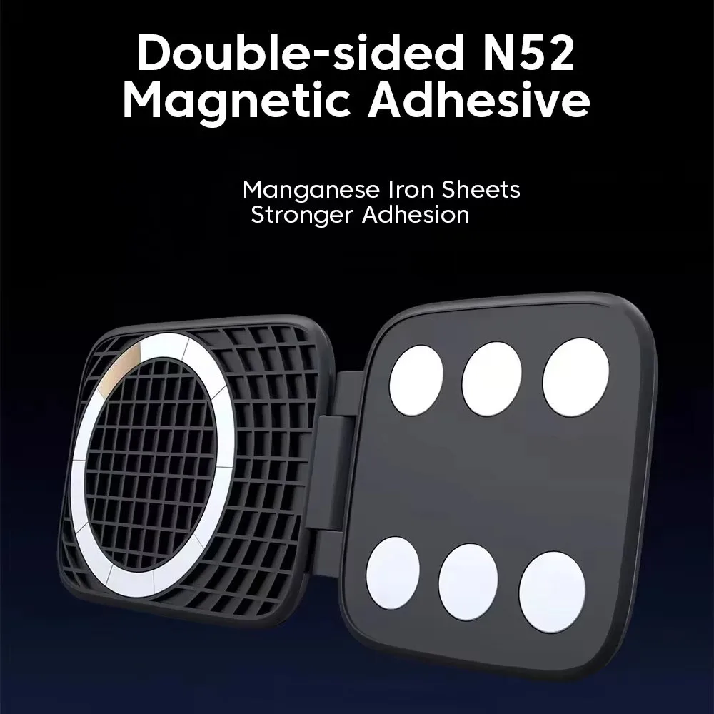 Magnetic Phone Stand Car Phone Holder Ultrathin Foldable Strong Magnetic Anti-Shake Support Magnetic Bracket Car Universal view 4