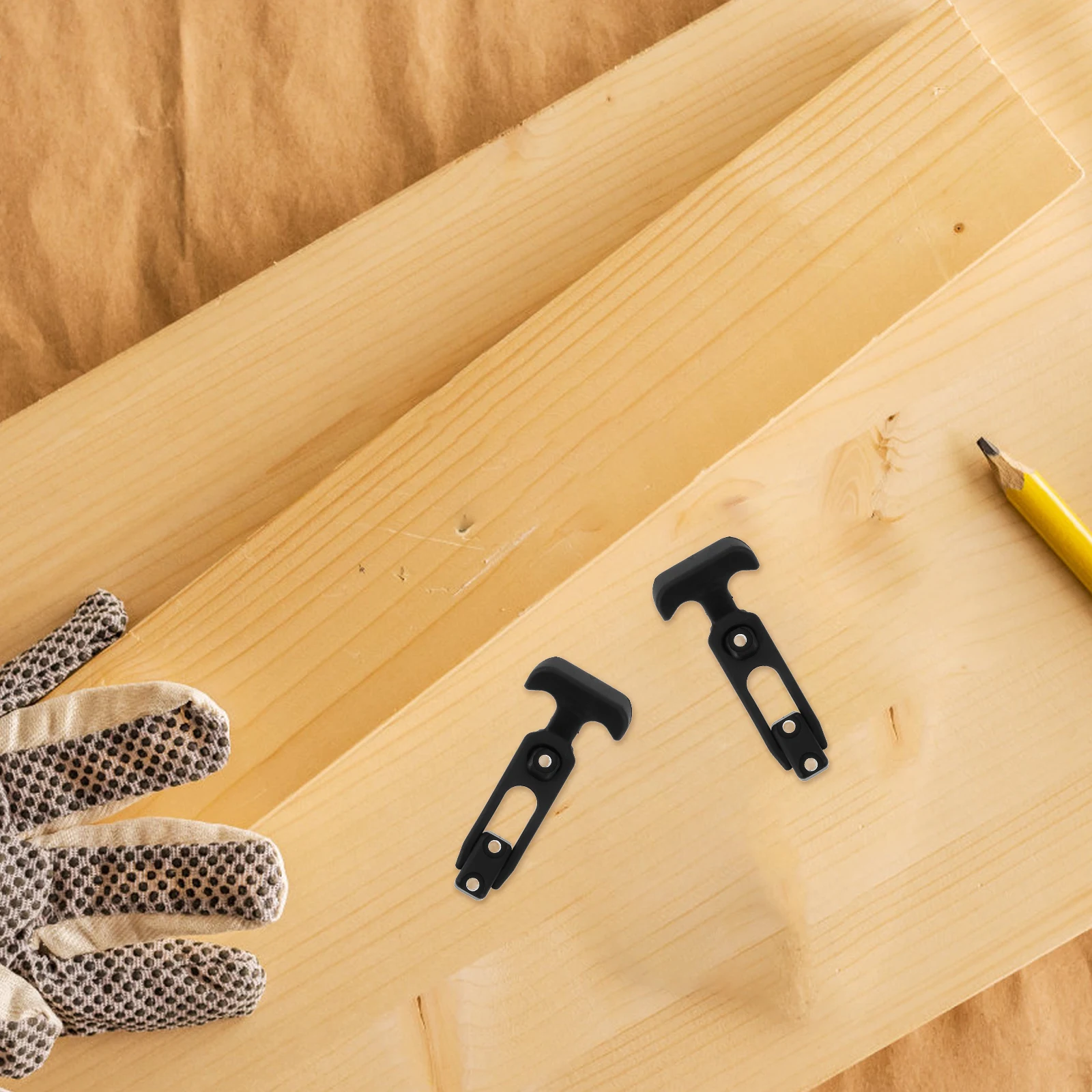 

2pcs Rubber T-Handle Hasp Flexible Draw Latch For Toolboxes Car Hood Freezer Cabinet Boat Hatch Engineering Machine Hood Latches