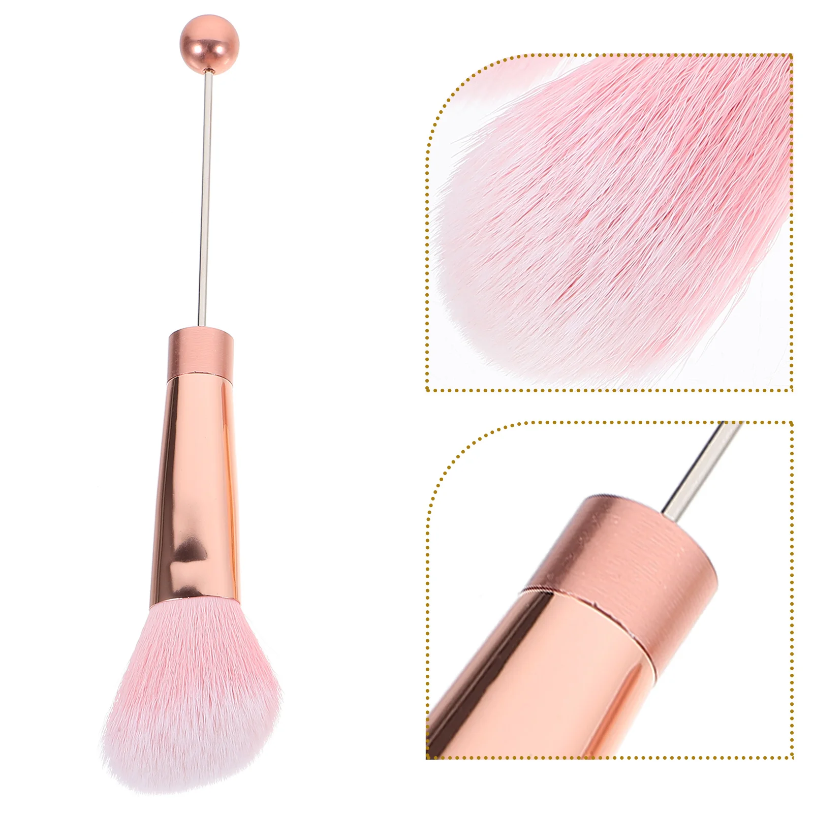 

1 set Makeup Brush Set Silver Handle Soft Bristles Face Beauty Tools Women Cosmetics Lightweight Travel Daily Use