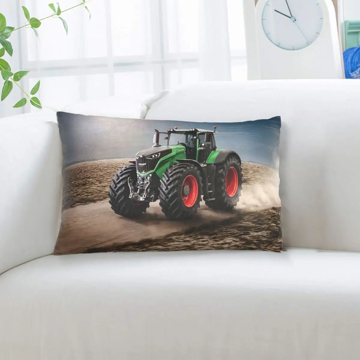 Fendt Tractor Rectangle Pillowcase Cushion Cover Decor Bedroom Bed Home Comfort Throw Pillow