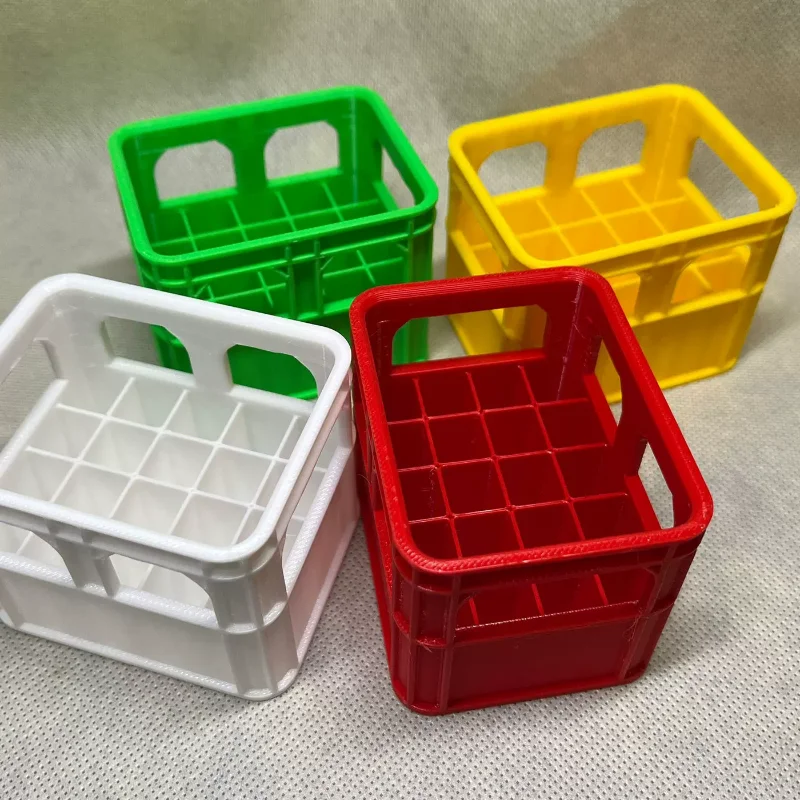 Mini Beer Frame 3D Printed Battery Storage Box DIY Stackable Storage Basket Organizer For  AA No.7 AAA 18650 21700 9V Batteries