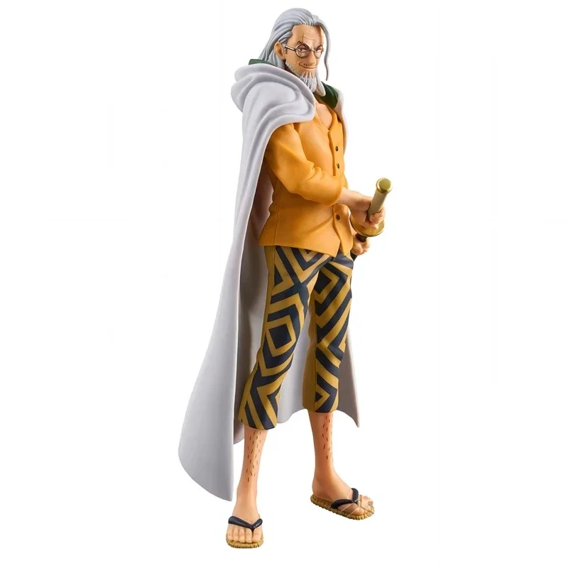 Bandai One Piece Model Grand Line Silvers Rayleigh Hand -Office Swing Anime Collection Children's Toys Birthday Gift 88990