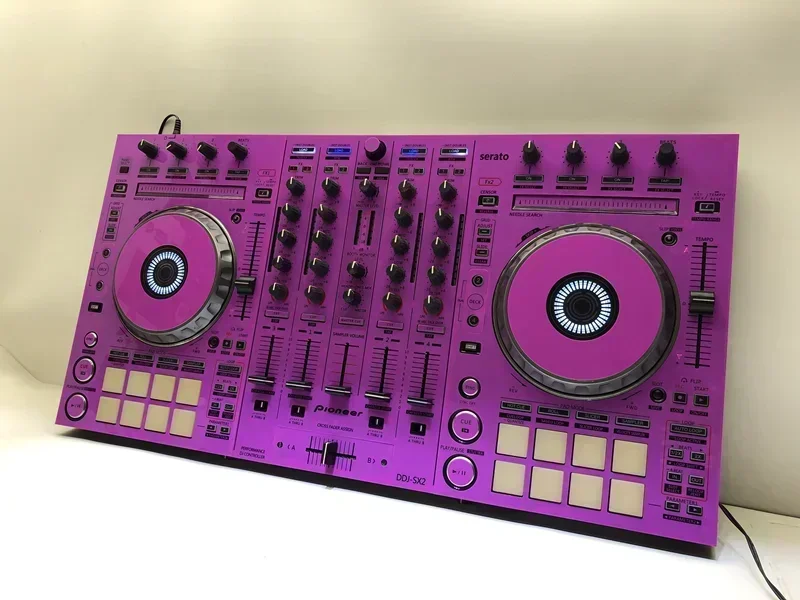 Pioneer DDJ-SX2 Film Skins Controller Associated DDJSX2 Protective Film Sticker Skin Purple Model.Not DJ controller!