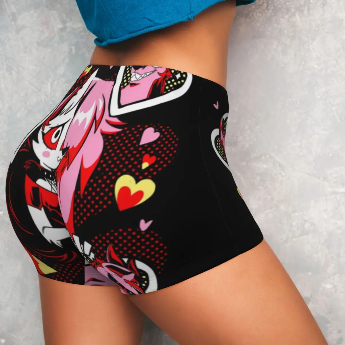 مخصص أنيمي الرسوم المتحركة أفلام Helluva Boss Loona السائق تشغيل الصالة الرياضية السراويل للنساء الرياضية تجريب اليوغا السراويل