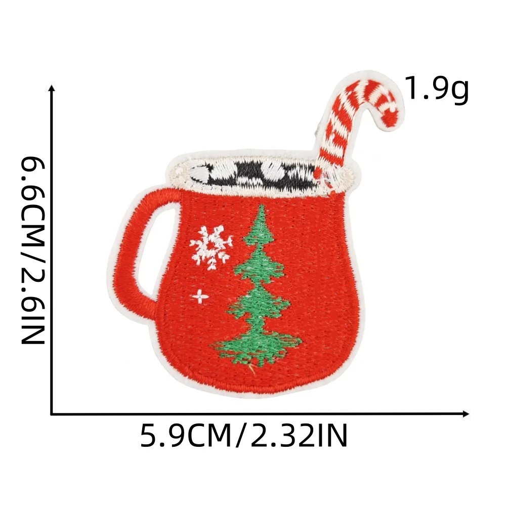 Natale simpatico cartone animato stiratura ricamo patch pupazzo di neve orso abbigliamento per bambini decorazione Applique spille per capelli fai