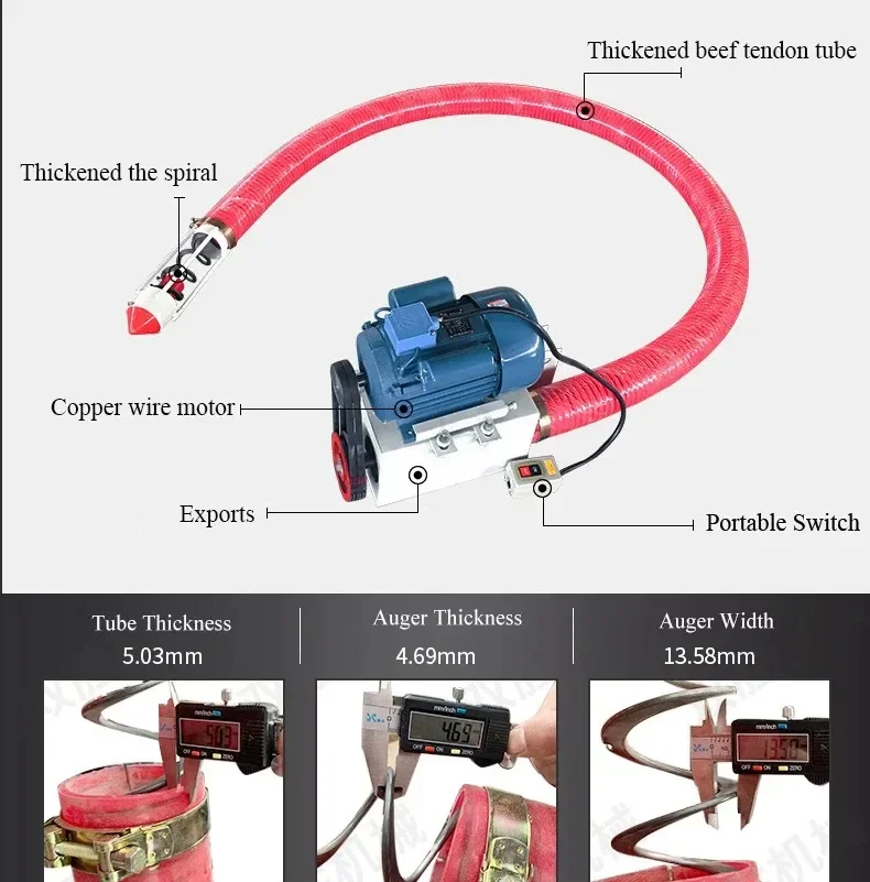 Flexible Grain Suction Machine Pipe Auger Screw Conveyor Feeder Corn Wheat