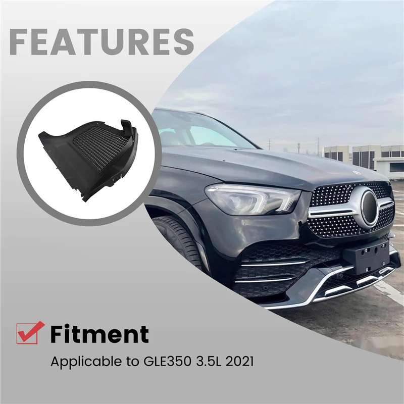 

BT-Car Front Windshield Cowl Cover Right 1678311300 A1678311300 For Mercedes Benz GLE350 3.5L 2021