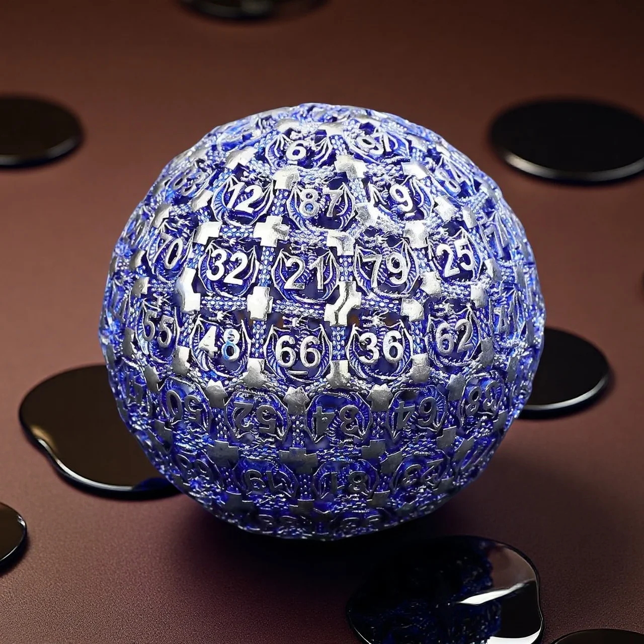 

Цветные кубики D100, полые кубики D100 «Дракон», металлический набор кубиков DND для ролевых игр, настольных игр, D&D, кубики «Дракон»