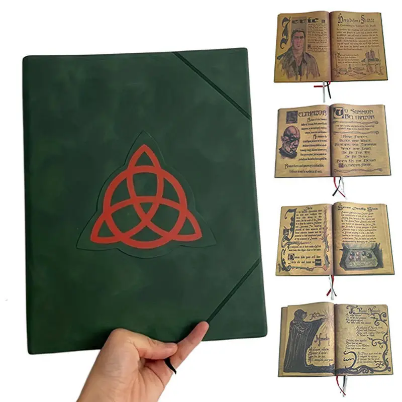 Charmed Shadow Book - Green Skin Dark Shadow Character Creation Magic Book