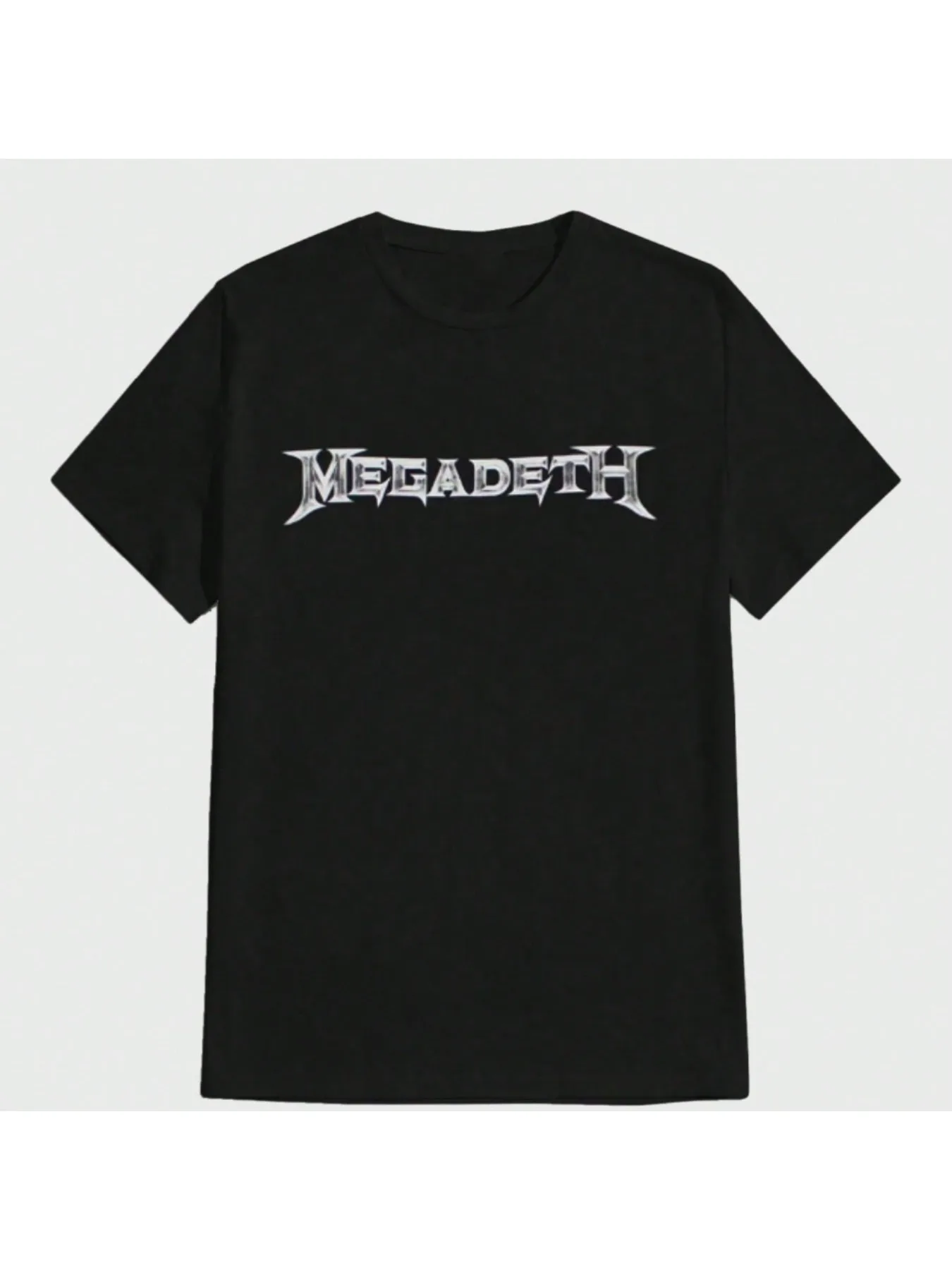 

Payeah Vintage MEGADETH Rock Band Комбинация скоростного металла и хэви-метал Повседневная футболка с цифровым принтом из чистого тяжелого хлопка