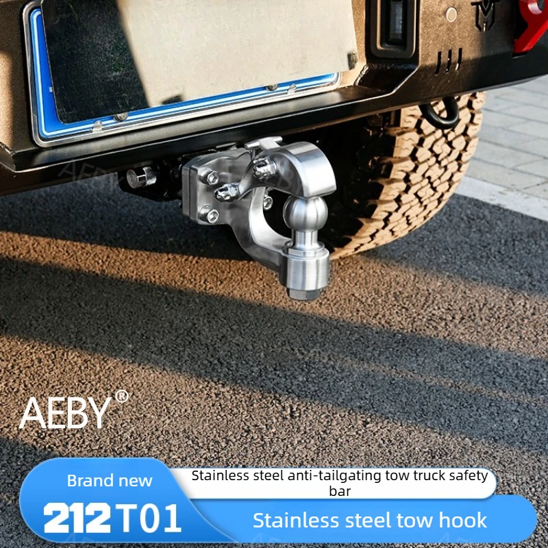

AEBY For BAIC 212 T01 Tow hook recovery point D-ring shackle bracket,tow hook,Tow point aluminum rear bumper,Car accessories