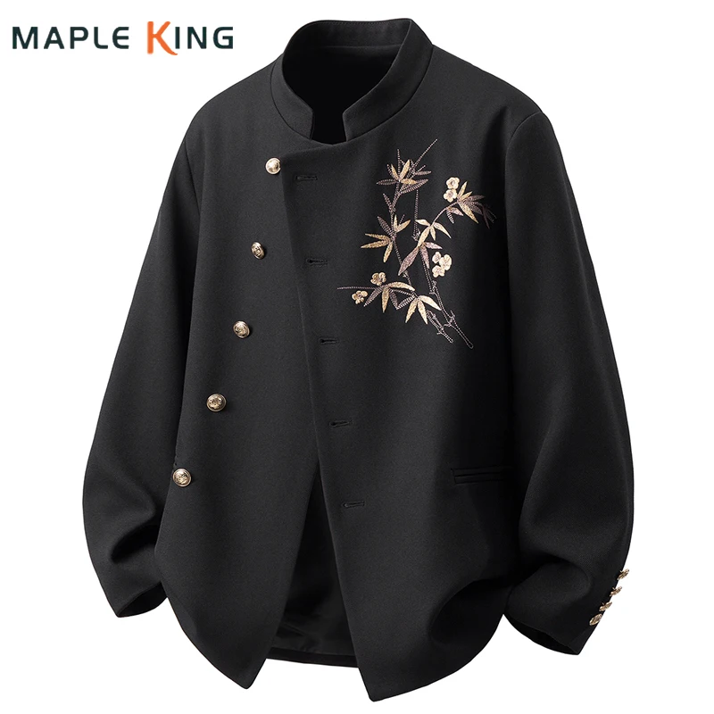 Luxury Man Clothing 2026 Yamamoto Blazer Suits Bamboo Embroidery Designer Mens Chaquetas Hombre Elegantes Chinese Style Uniform
