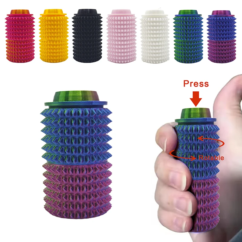 【セール中】新しいリトル Ouchies フィジェットポケットミニフィジェットおもちゃスパイキーグリッピースティムキーホルダーベントキーペンダント不安救済 Positive2025