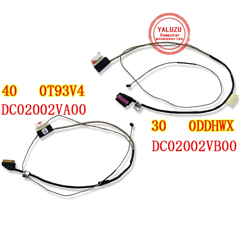 Line For Dell Inspiron 15 3590 3593 3595 5570 5575 P75F 0DDHWX DC02002VB00 0T93V4 DC02002VA00 Laptop LED LCD LVDS Video Cable