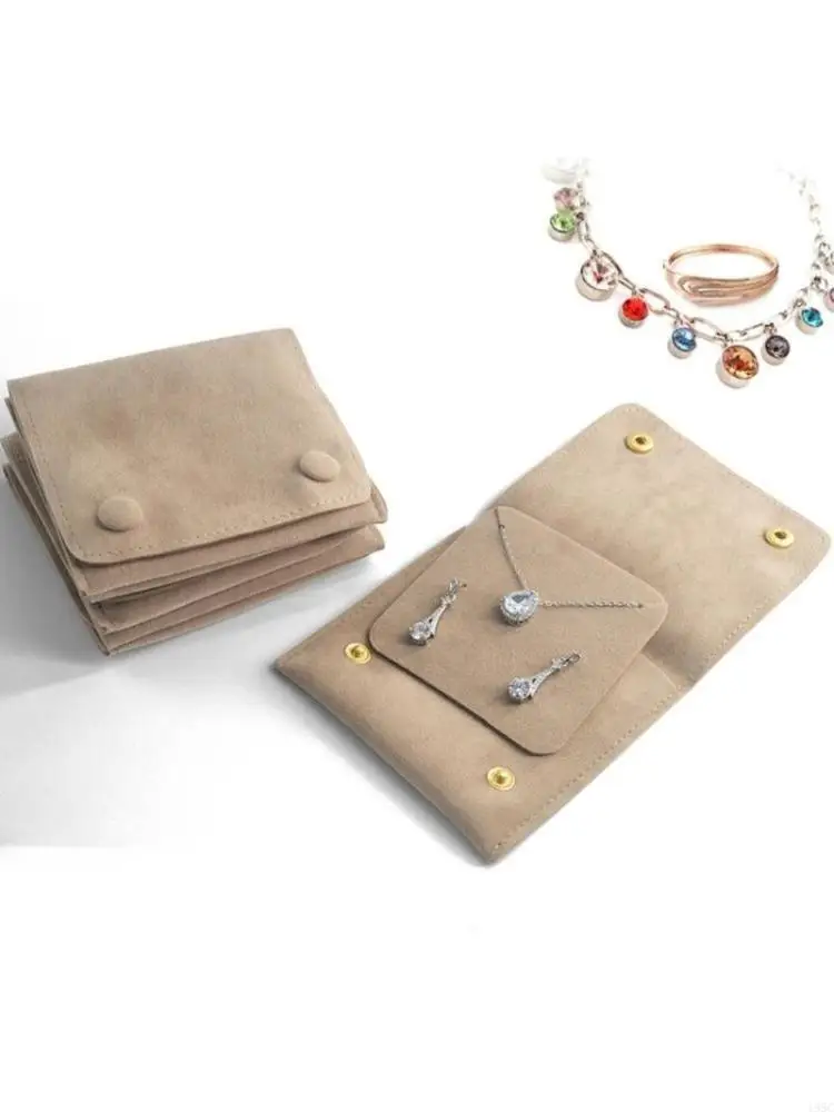 195C Jewelery Bag Fabric Jewelry with Button Gift Packaging Bags