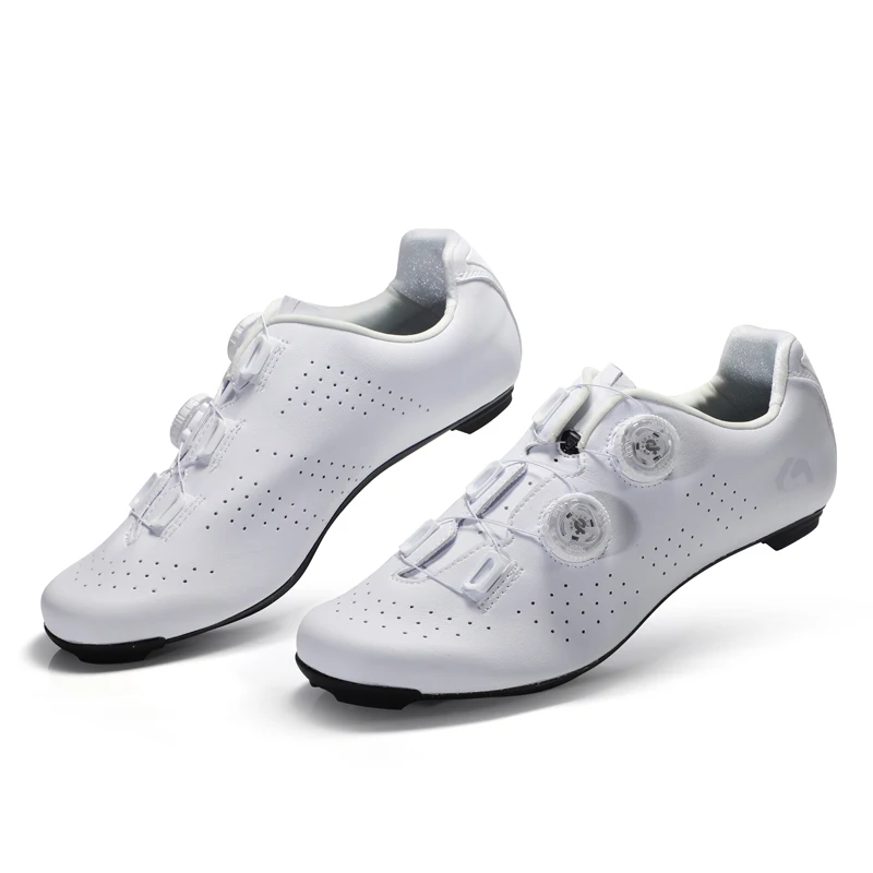 أحذية ركوب الدراجات من الكربون للدراجة الجانبية، أحذية ركوب الدراجات خفيفة للغاية وحزام بإبزيم مزدوج، أحذية ركوب الدراجات مقفلة SD020