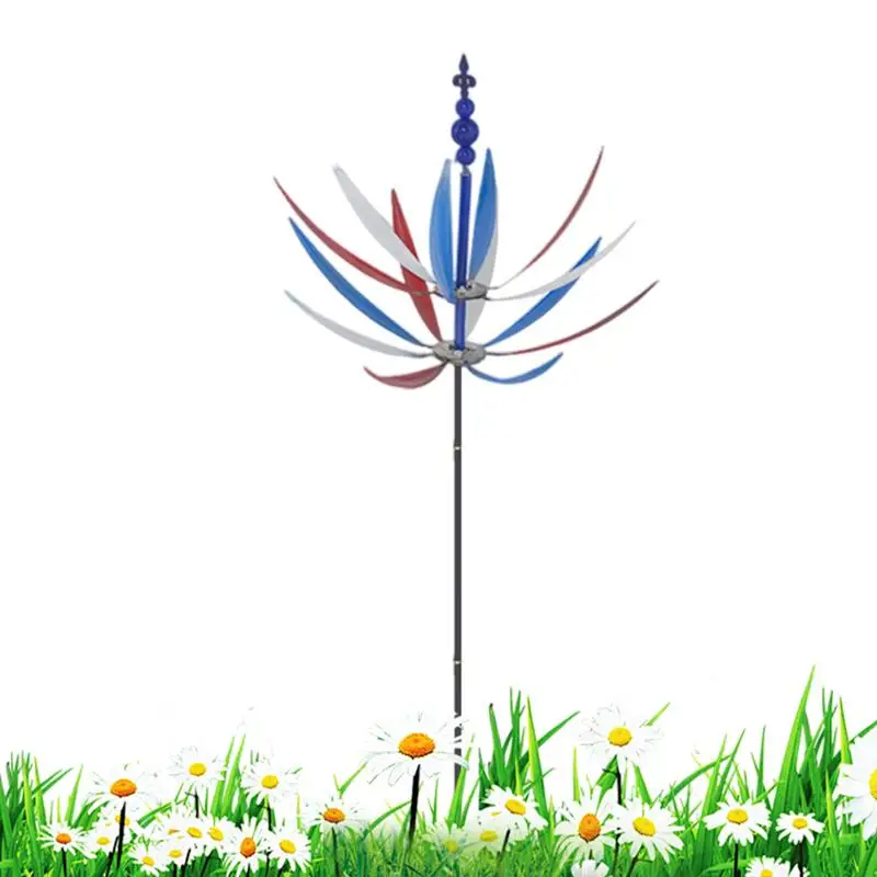 

Kinetic Yard Art Wind Spinners Solar Spinners Yard And Garden Decor Patio Garden Lawn Outdoor Courtyard Windmill Decoration