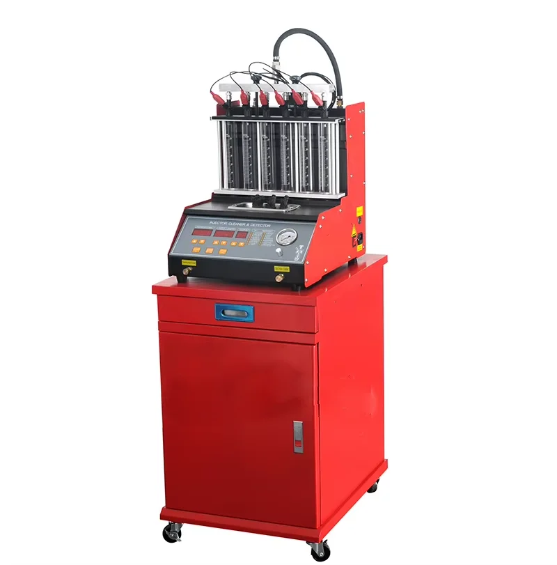 8 Cylinders Fuel Injector Testing Cleaning Machine