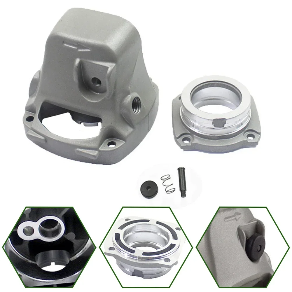 Moedor de Ângulo Cabeça de Alumínio Escudo Habitação Caixa de Velocidades Conjunto Engrenagem para Bosch Gws6100 Ff03-100a Acessórios da Ferramenta Elétrica