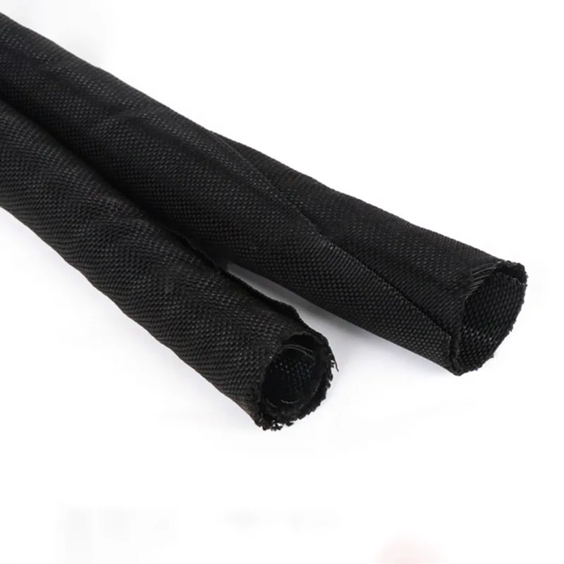 Manicotto per cavo di tipo aperto da 1M 5-60mm manicotto intrecciato per animali domestici a chiusura automatica espandibile linea automatica sovrapposizione tubo diviso avvolgimento del filo proteggere