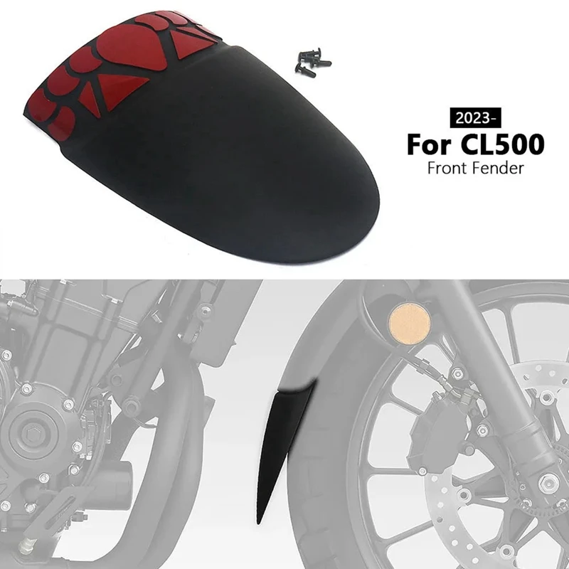 Garde-boue avant de moto pour Honda, garde-boue d'extension, accessoires de protection contre les éclaboussures, pièces de coordinateur, CL 500, Cl500, CL500, 2023, 2024