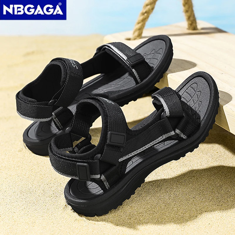 Summer Children\'s Breathable Sport Sandals Lightweight Casual Beach Shoes 5-16Years Boys Outdoor Non-slip Open Toe Sandals