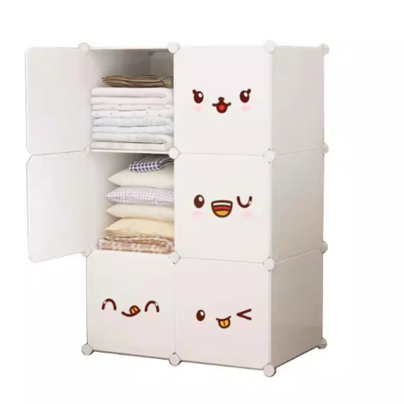 Clothes Baby Closet Cabinet Baby Dress Closet Girl Wardrobe Bedroom Storage Children Dresser Organizer Roperos Closet Furniture
