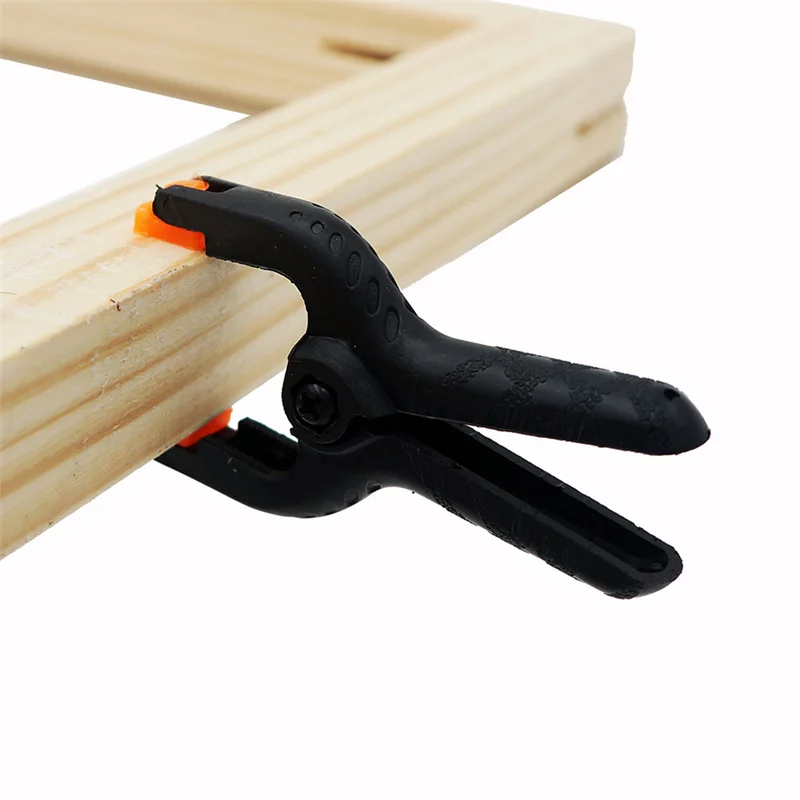 Clips de madera de 2 pulgadas tipo A, abrazadera de nailon de plástico DIY para herramientas de carpintería, abrazaderas de resorte de fondo verde para estudio fotográfico, 1-10 Uds.