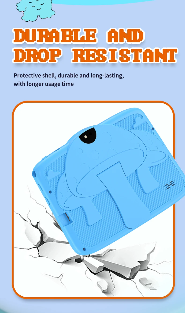 7-inch Kids Tablet with Parental control, Preinstalled Educational Applications Games, 1280x800 DisplayScreen, 4000Battery,