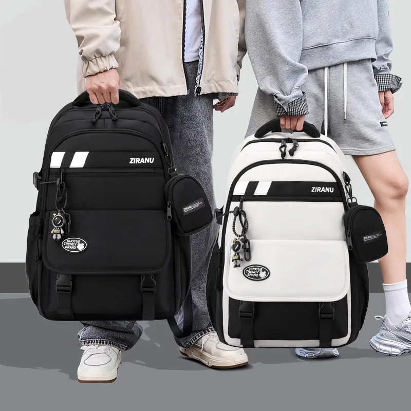 ZIRANU 3pcs Set Tas Sekolah untuk Anak Laki-laki, Termasuk Tas Makan Siang dan Tas Pensil, Kapasitas Besar, Tas Buku untuk Siswa Sekolah Dasar, Menengah, dan Menengah Atas