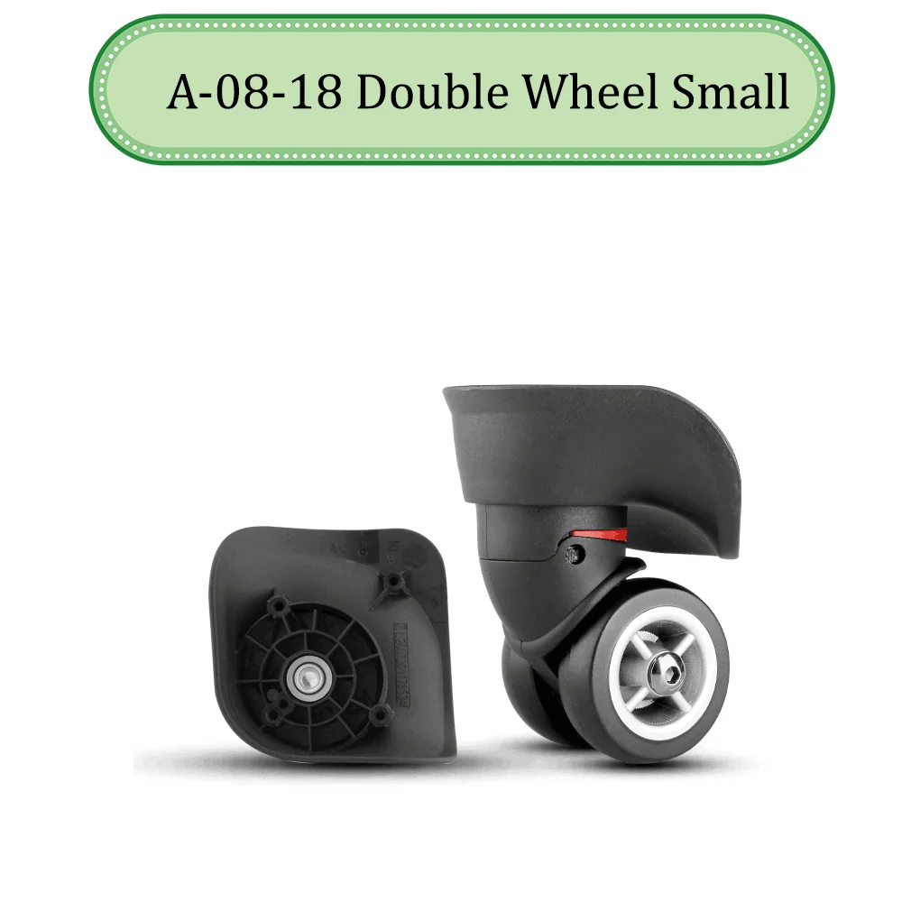 For SWISSGEAR A-08-18 Universal Wheel Replacement Suitcase Silent Smooth Shock Absorbing Durable Double Wheel Accessories Wheels