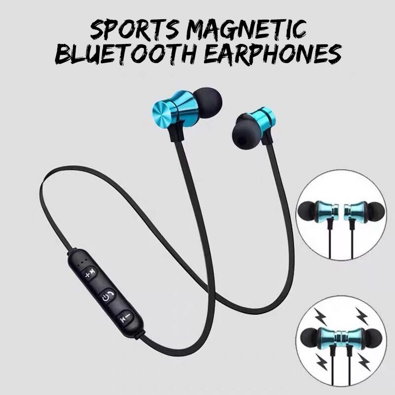 Wireless Sports Bluetooth Headset Hanging Stereo Waterproof Anti-han Ergonomic In-ear Magnetic Smart Noise Reduction