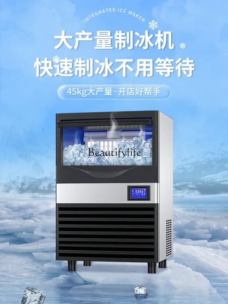 Ice machine Large commercial 45KG ice machine Automatic ice cube making machine