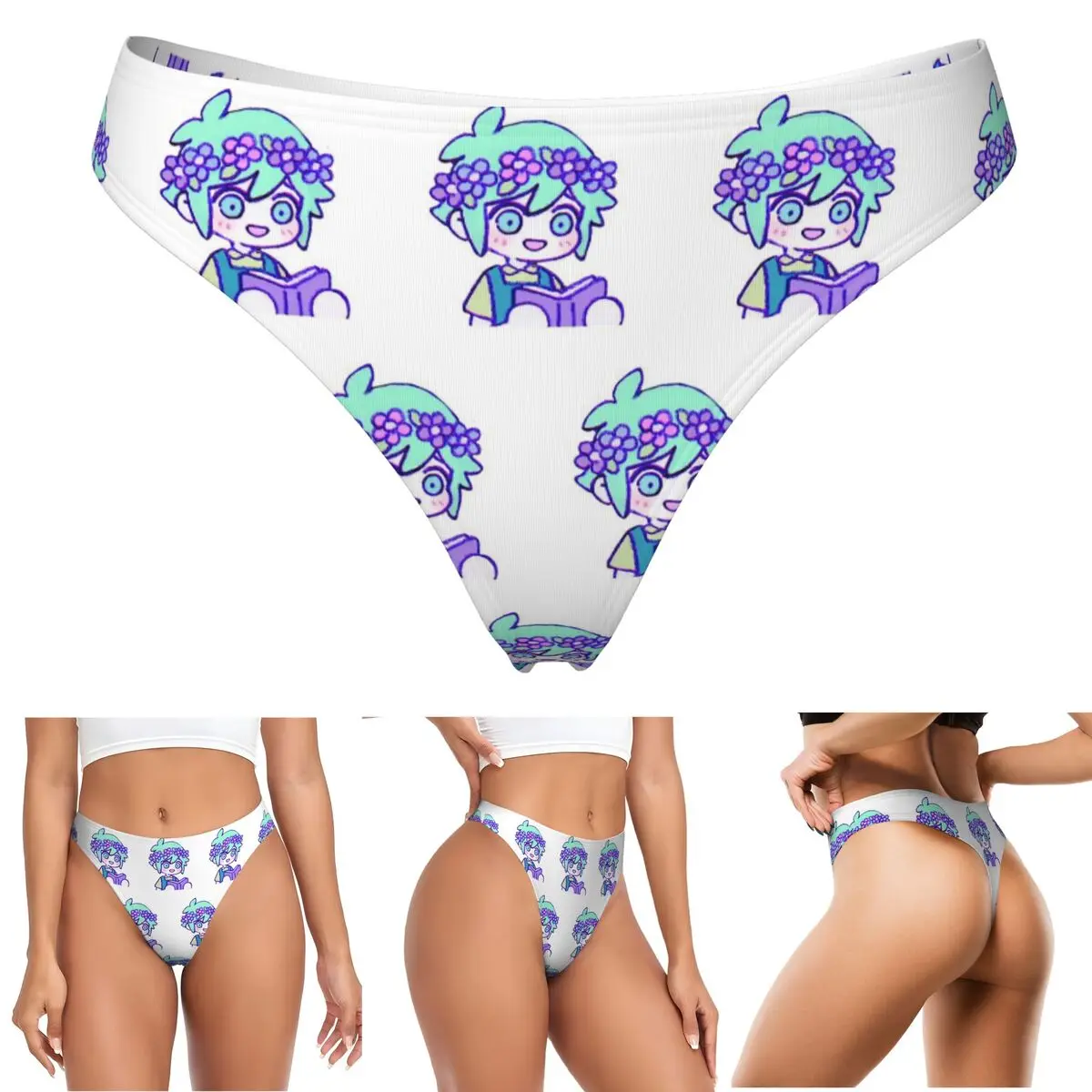 calcinhas-g-string-personalizadas-com-estampa-de-basil-omori-respiraveis-e-confortaveis-para-mulheres