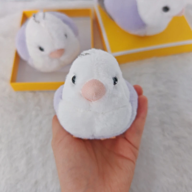 Nuovo Lovebird Pappagallo Alta Fedeltà Peonia Pappagallo Peluche Budgie Ciondolo Giocattoli di Peluche Animali Realistici Simulazione Bambola di Pezza Giocattolo