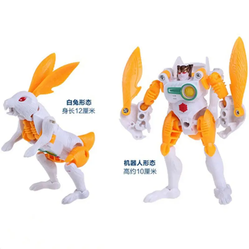 Deformation Toy Transformation Robot Beast War Rabbit Rush Snake Tiger Steel Dragon Penguin Model Toy Figure for Boy Kids Gift