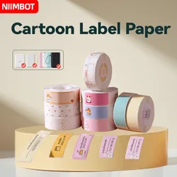 Niimbot-Impresora térmica de etiquetas D101, D11, D110, portátil, inteligente, de dibujos animados a Color, impermeable, impresión rápida, para casa y oficina