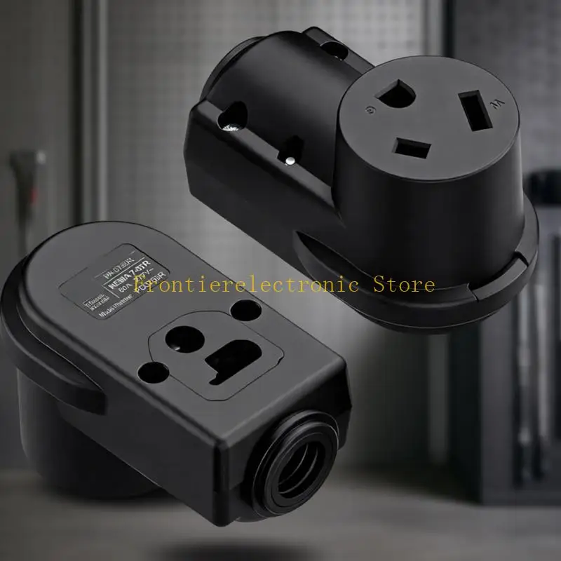 G8DB NEMA7 50R Industrial Sockets 50A 277V Angled Quick Terminals For Efficient Cable Routing