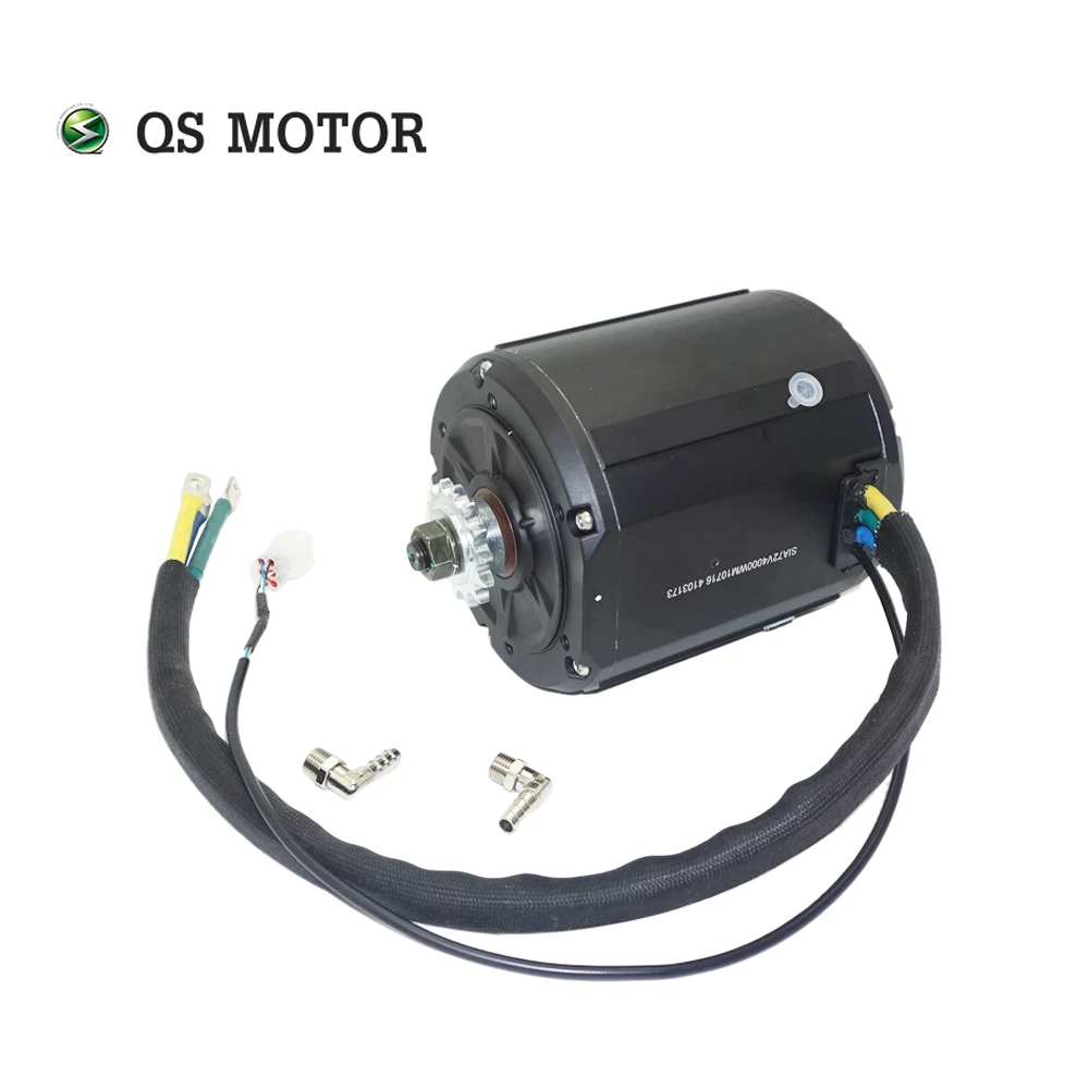 NEW ARRIVAL QSMOTOR Liquid Cooled 138 4000W 90H 7500W Max Continuous 72V 110KPH Mid Drive Motor With Better Temperature Resistan