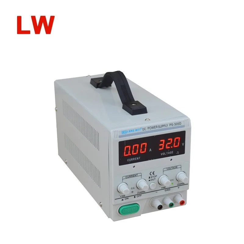 

LW PS-305D 30V 5A 150W Laboratory Testing Mobile Phone Repairing Power Digital Adjustable Switching Linear DC Power Supply